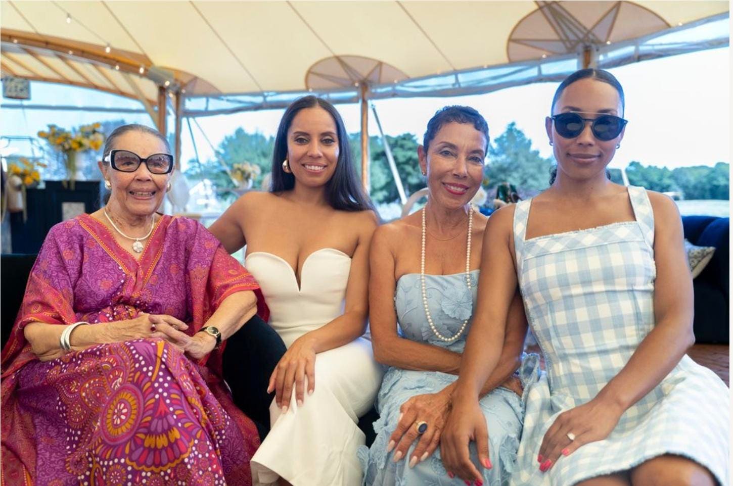 Erin Goldson and her grandmother on the Vineyard