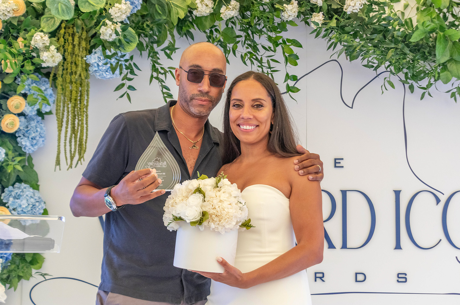 Shelley Stewart III with Erin Goldson